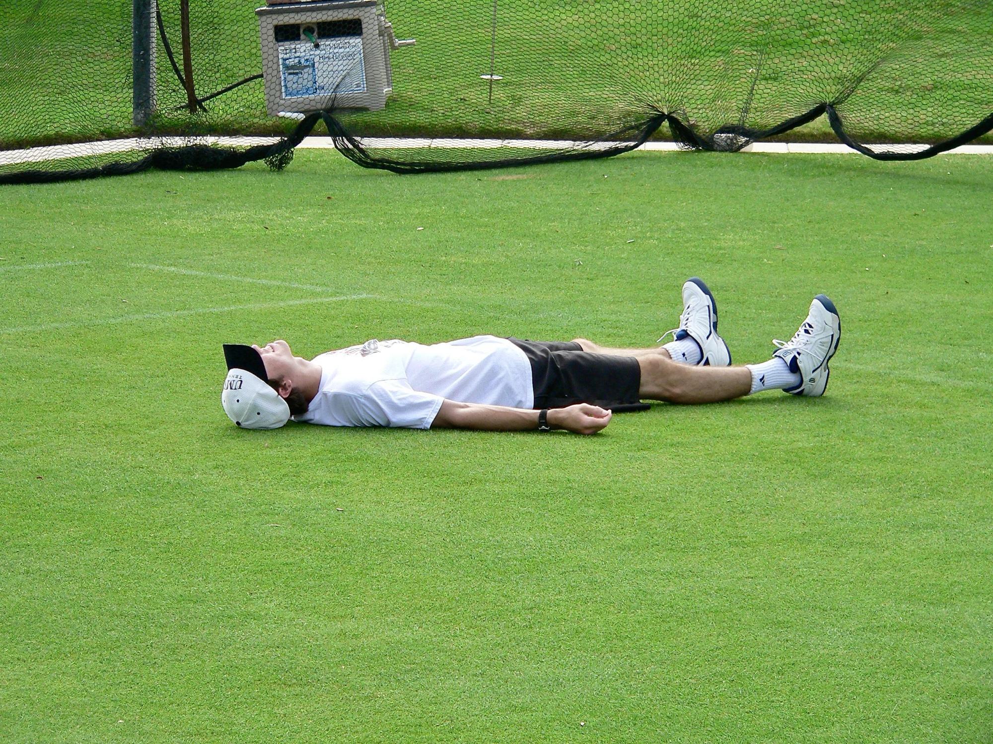 Resting on the grass
